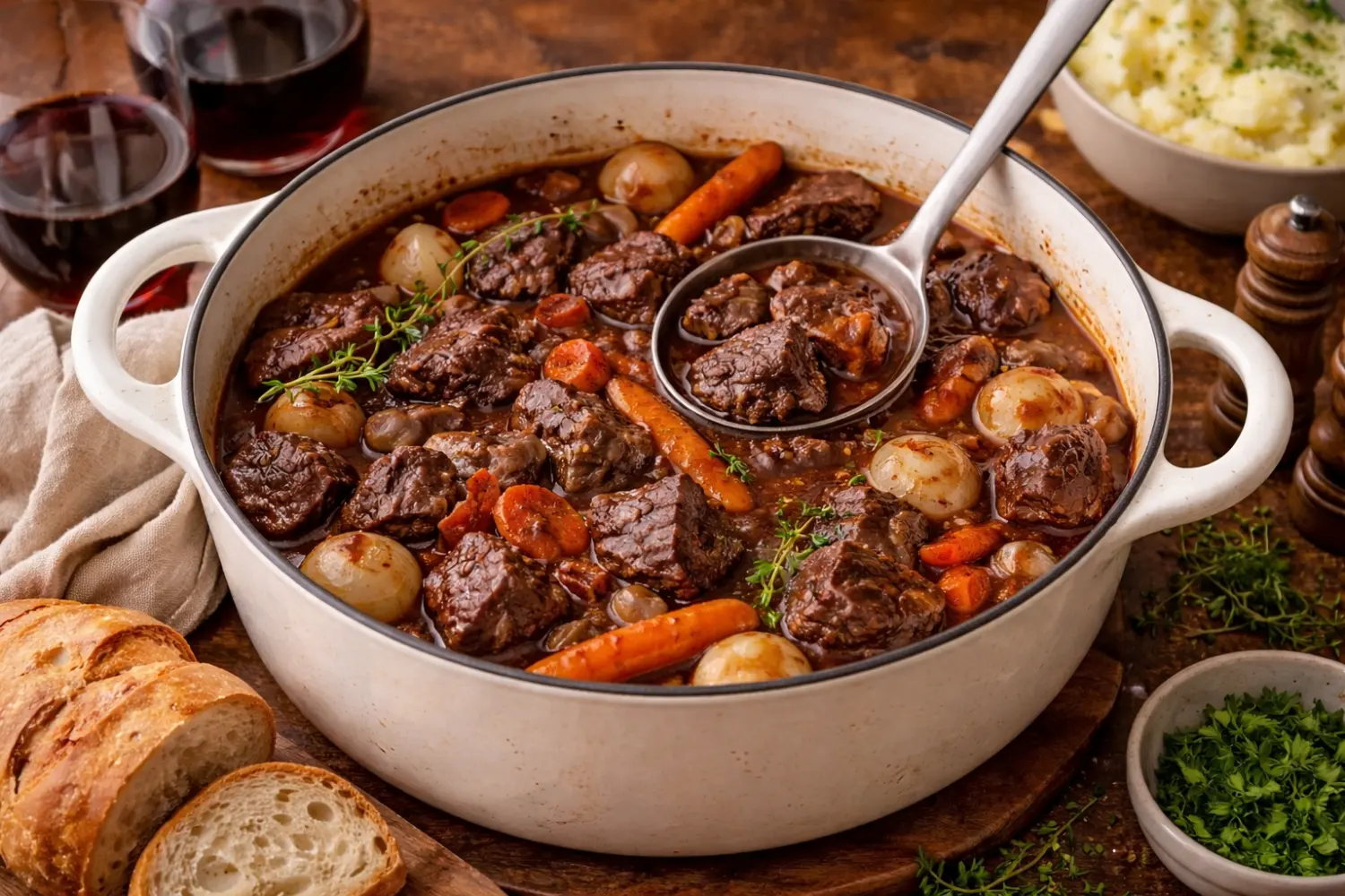 Classic Beef Bourguignon Recipe