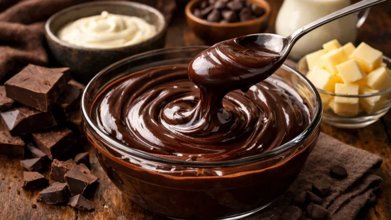 Chocolate Ganache Recipe (Glossy and Rich)