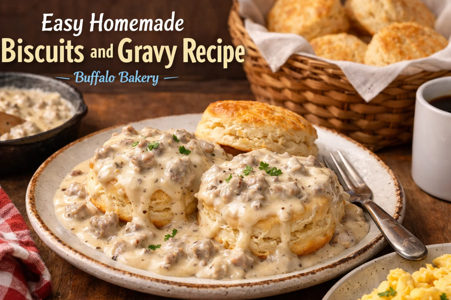 Southern Biscuits and Sausage Gravy