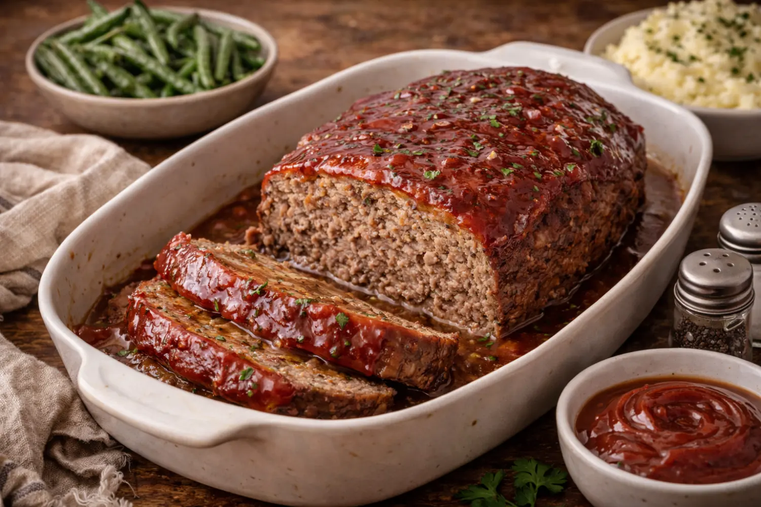 Homestyle Meatloaf with Sweet-Tangy Ketchup Glaze