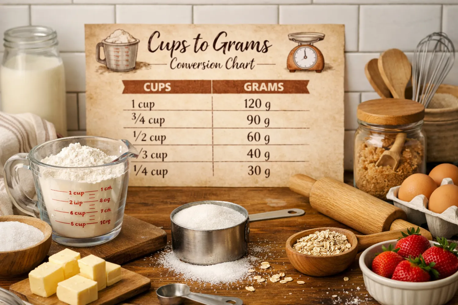 Master Kitchen Conversion Chart for Baking