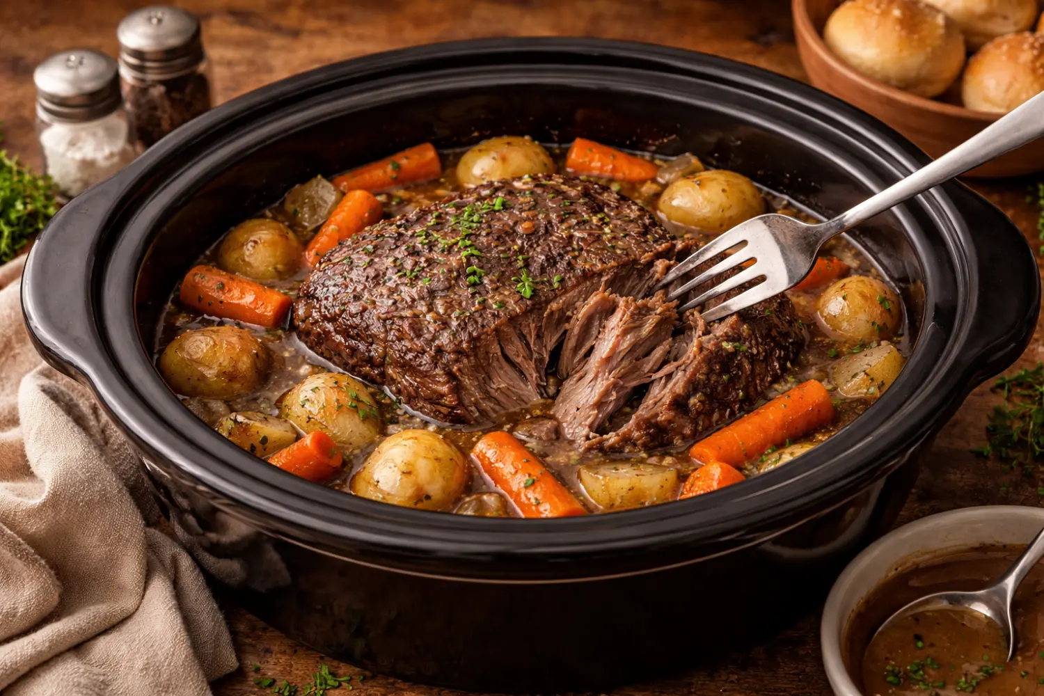 Slow Cooker Pot Roast with Vegetables