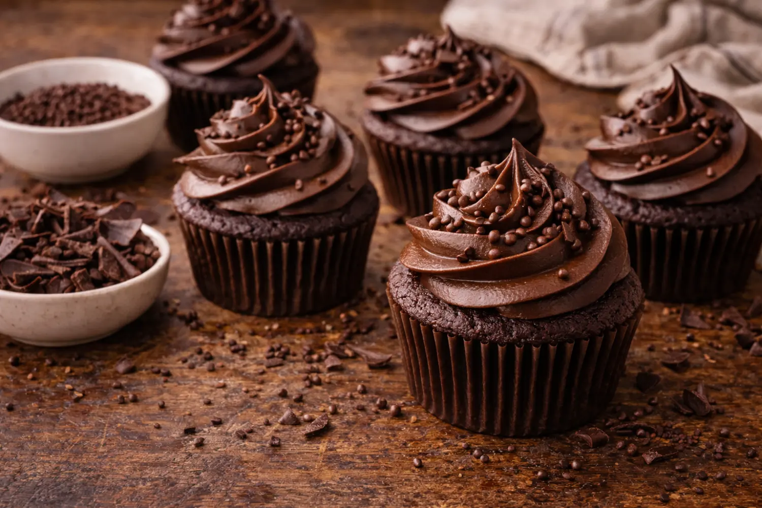 The Best Chocolate Cupcakes with Smooth Buttercream