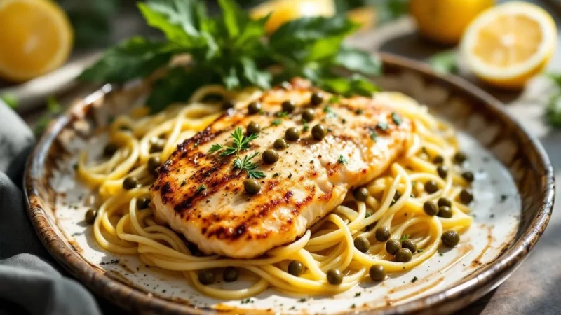 Chicken Piccata with Lemon and Capers