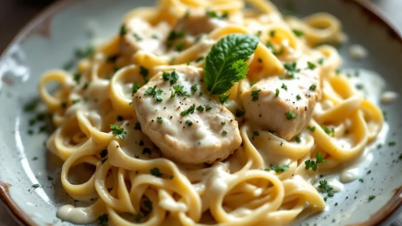 Creamy Chicken Alfredo Recipe (No Jar Sauce)