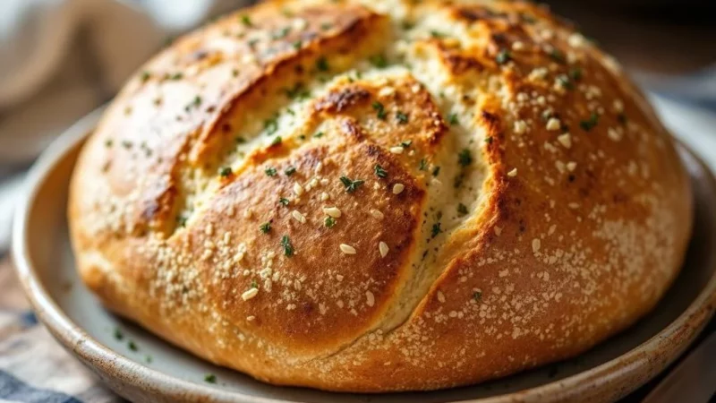 Easy No-Knead Artisan Bread (Dutch Oven Method)