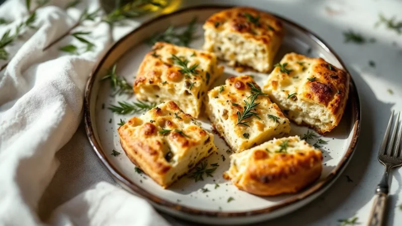 Homemade Focaccia Recipe with Olive Oil & Rosemary