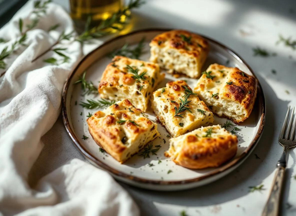 Homemade Focaccia with Olive Oil & Rosemary