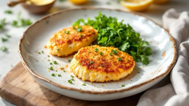Juicy Chicken Cutlets with Parmesan Crust