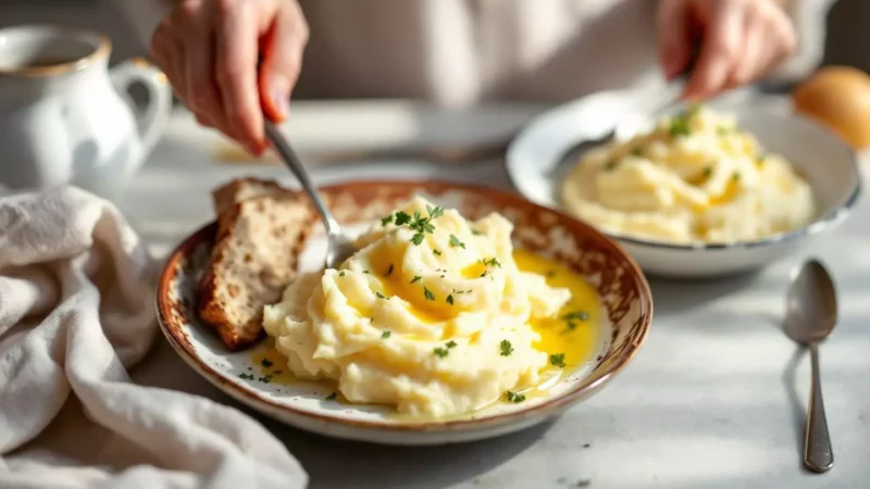 Smooth and Buttery Mashed Potatoes Recipe